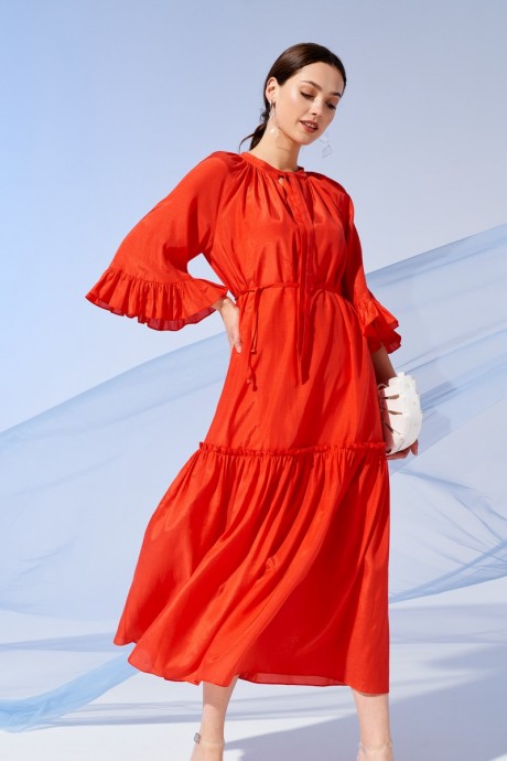 Вечернее платье Prestige 4130 лосось размер 42-48 #3