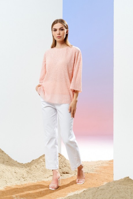 Блузка Prestige 4135 розовый размер 46-56 #1