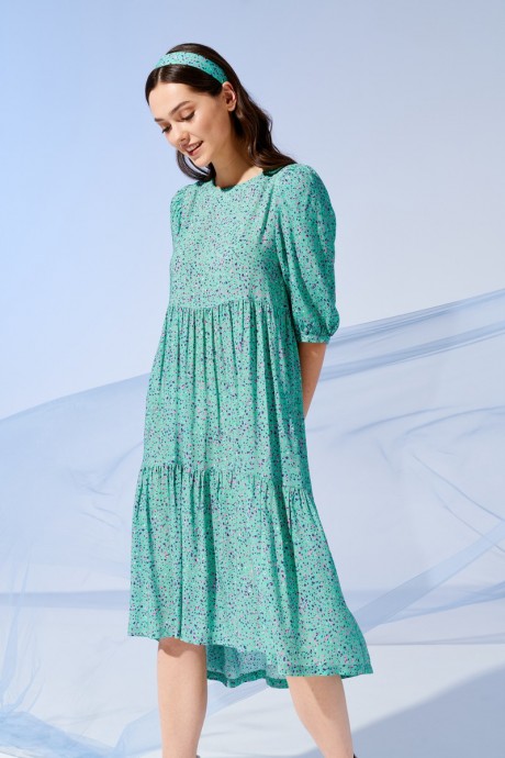 Платье Prestige 4052 бирюза размер 42-48 #3