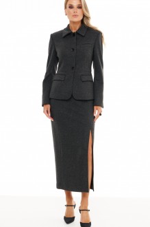 Юбочный костюм Prestige 5545 двойка графит