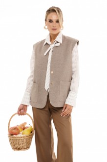 Жилетка Prestige 5561 серо-бежевый