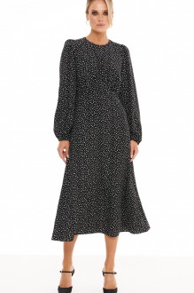 Платье Prestige 5591 черно-белый