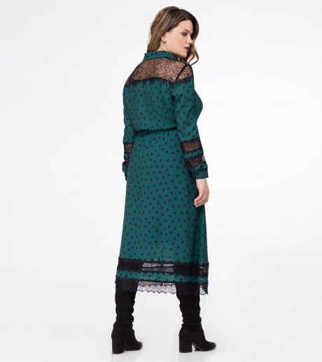 Вечернее платье PANDA 426180 изумруд размер 50-58 #2