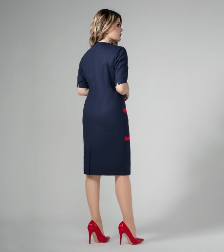 Платье PANDA 447980 сине-красный размер 50-56 #2