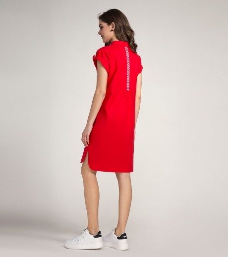 Платье PANDA 444680 красный размер 42-50 #2