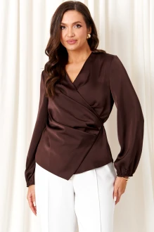 Блузка PANDA 119440 коричневая