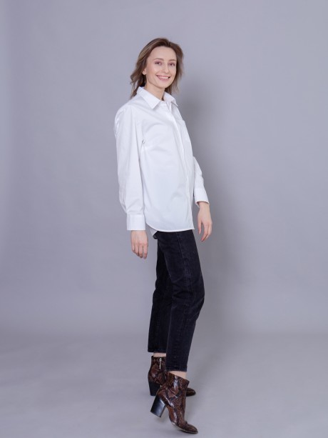 Рубашка RomGil ТК 118ДХ белый размер 42-52 #2