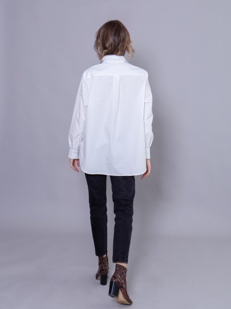 Рубашка RomGil ТК 118ДХ белый размер 42-52 #3