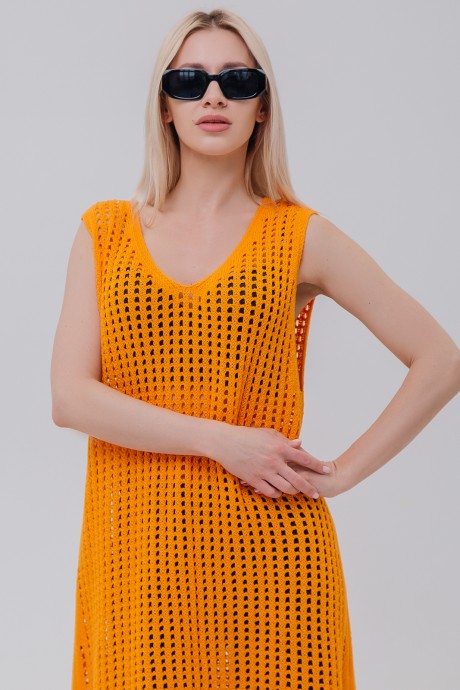 Платье RomGil ТЗ 720Х оранжевый размер 42-48 #2