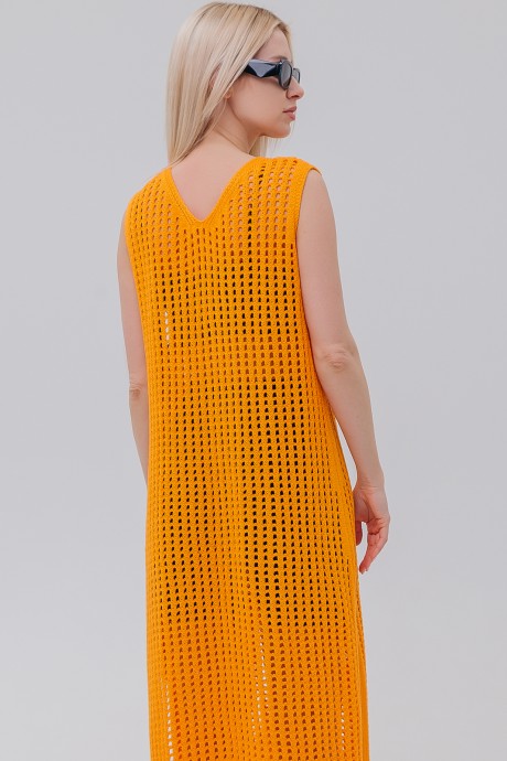 Платье RomGil ТЗ 720Х оранжевый размер 42-48 #4