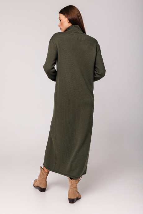 Платье RomGil ТЗ 646Ш оливковый размер 42-48 #4
