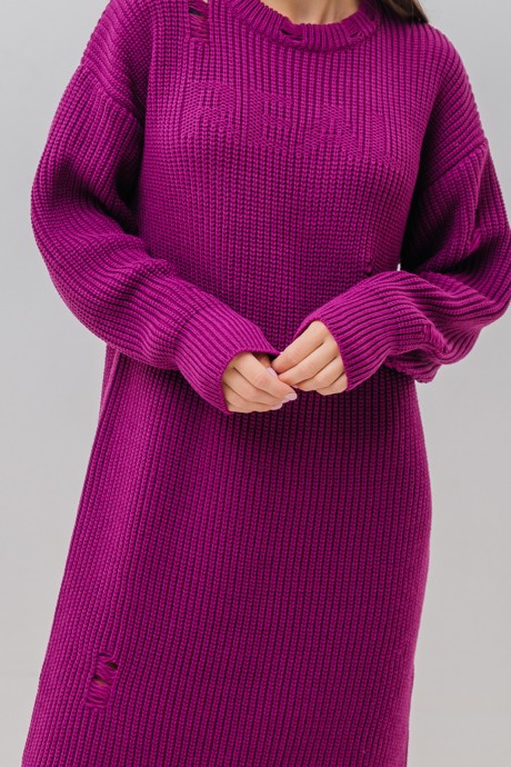 Платье RomGil ТЗ811П темно-пурпурный размер 44-52 #4
