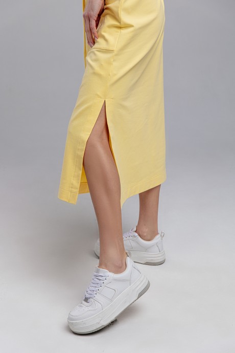 Платье RomGil ТЗ841ЛФ желтый размер 42-52 #4