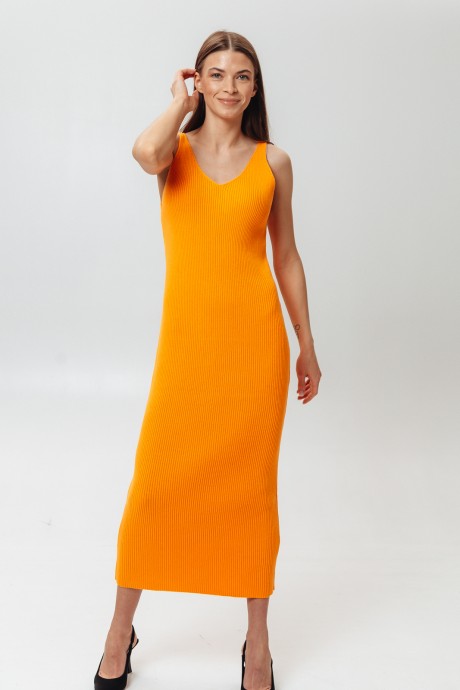 Платье RomGil ТЗ639Х оранжевый размер 40-48 #1