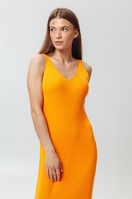 Платье RomGil ТЗ639Х оранжевый размер 40-48 #2