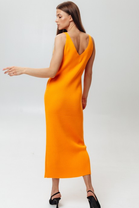 Платье RomGil ТЗ639Х оранжевый размер 40-48 #4