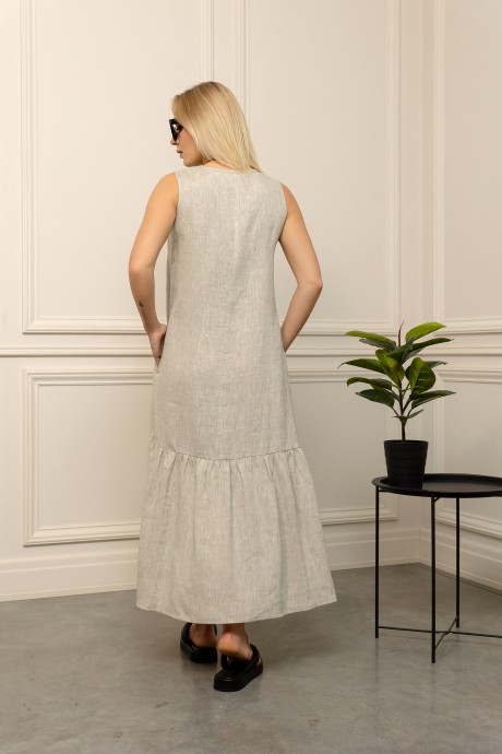 Платье RomGil ТК122ЛЛ светло-бежевый размер 42-50 #2