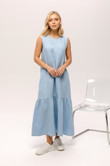 Платье RomGil ТК122ЛЛ голубой #1