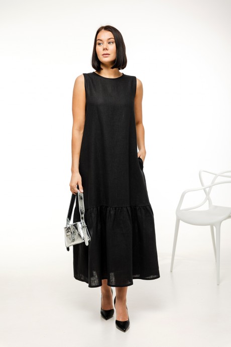 Платье RomGil ТК122ЛЛ черный размер 42-50 #1