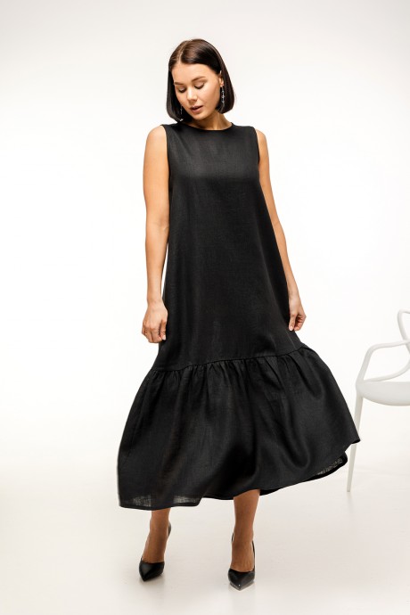 Платье RomGil ТК122ЛЛ черный размер 42-50 #3