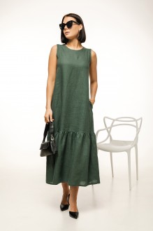 Платье RomGil ТК122ЛЛ темно-зеленый #1