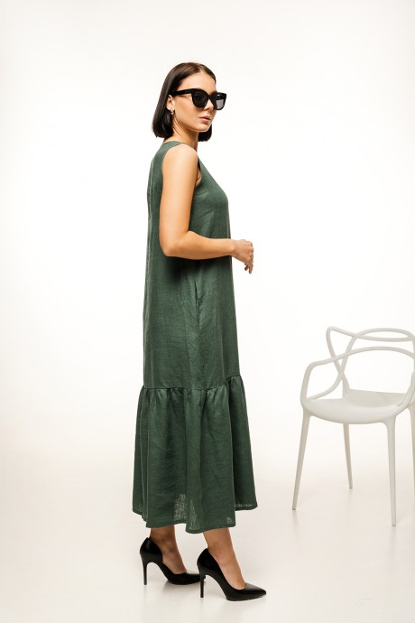 Платье RomGil ТК122ЛЛ темно-зеленый размер 42-50 #3