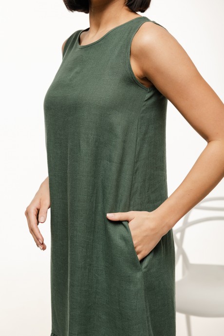 Платье RomGil ТК122ЛЛ темно-зеленый размер 42-50 #4