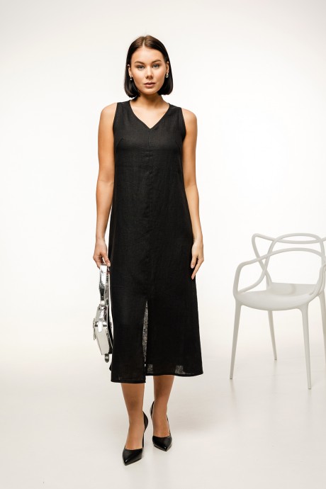 Платье RomGil ТК124ЛЛ черный размер 42-48 #1