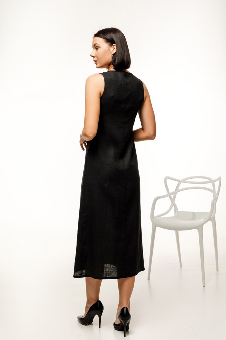 Платье RomGil ТК124ЛЛ черный размер 42-48 #4