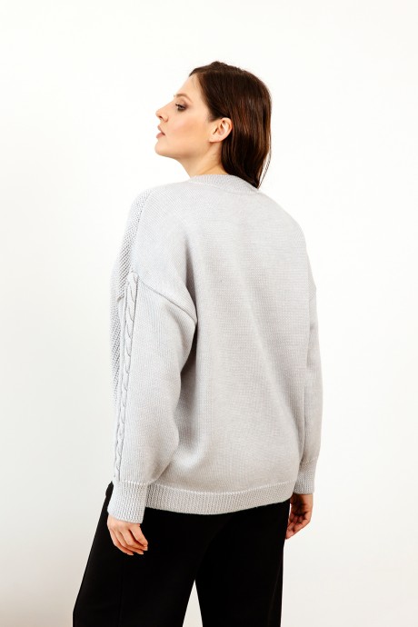 Свитер RomGil ТЗ922Ш светло-серый размер 42-54 #3