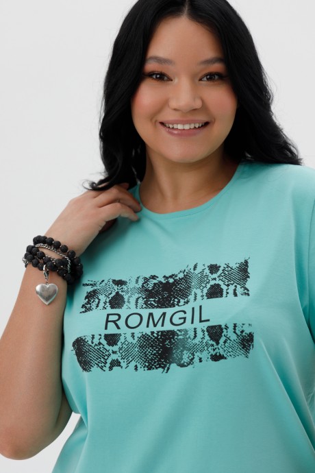 Майка RomGil РП0068-ХЛ4 бирюзовый иней размер 44-60 #4