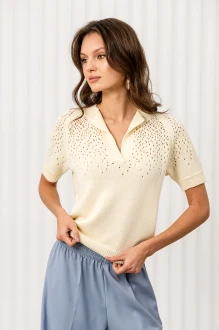 Джемпер (кофта) RomGil РВ0368-ХЛ2 сливочный