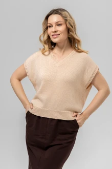 Джемпер (кофта) RomGil РВ0403-ХЛ4 бежевый