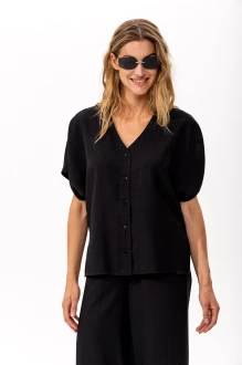 Блузка RomGil РТ0133-ВИ4 черная