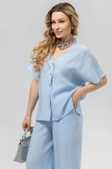 Блузка RomGil РТ0133-ВИ4 голубая