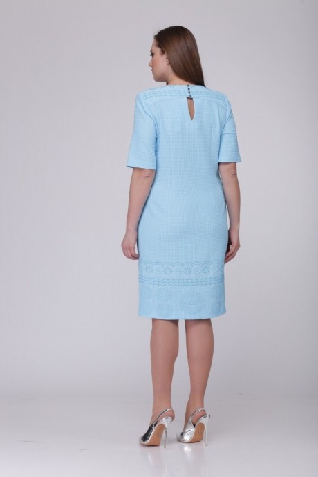 Вечернее платье ТAиЕР 767 голубой размер 50-54 #2