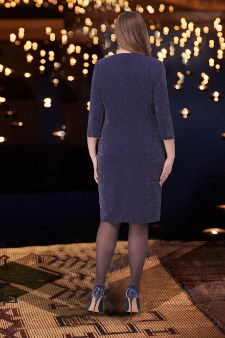 Вечернее платье ТAиЕР 814 темно-синий размер 52-58 #2