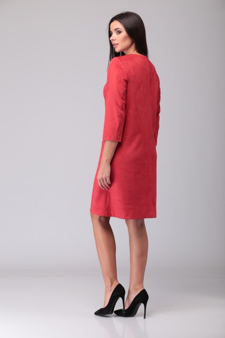 Платье ТAиЕР 923 красный размер 46-50 #3