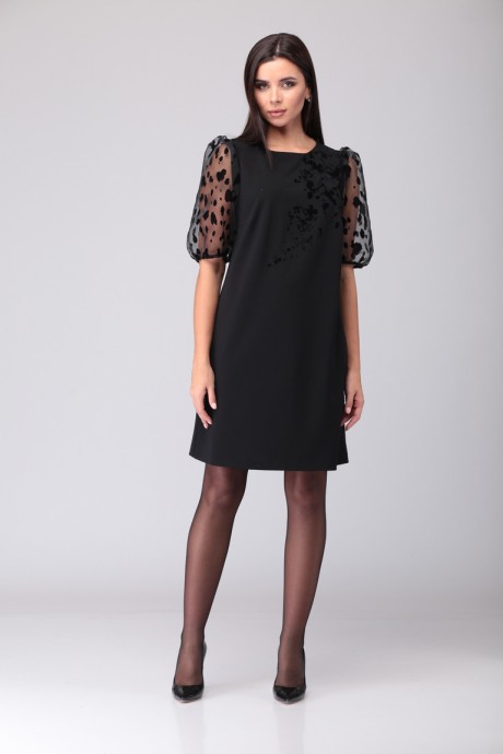 Платье ТAиЕР 927 черный размер 44-52 #1