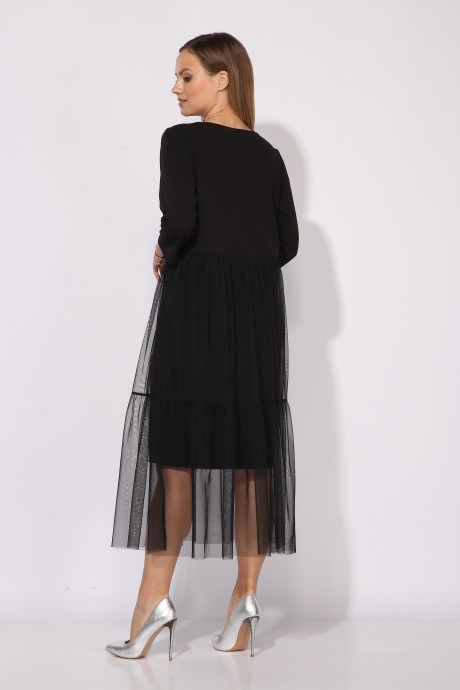 Вечернее платье ТAиЕР 1138 черный размер 48-56 #4