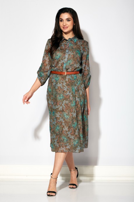Платье ТAиЕР 1141 мультиколор размер 48-52 #3