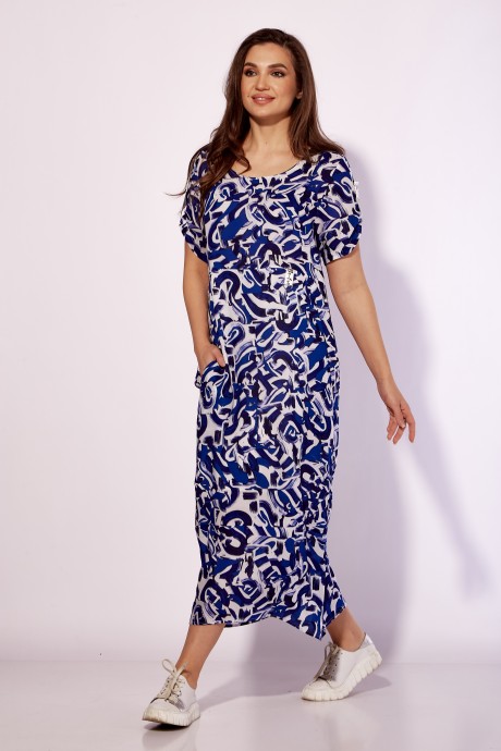 Платье ТAиЕР 1165 мультиколор размер 48-58 #2