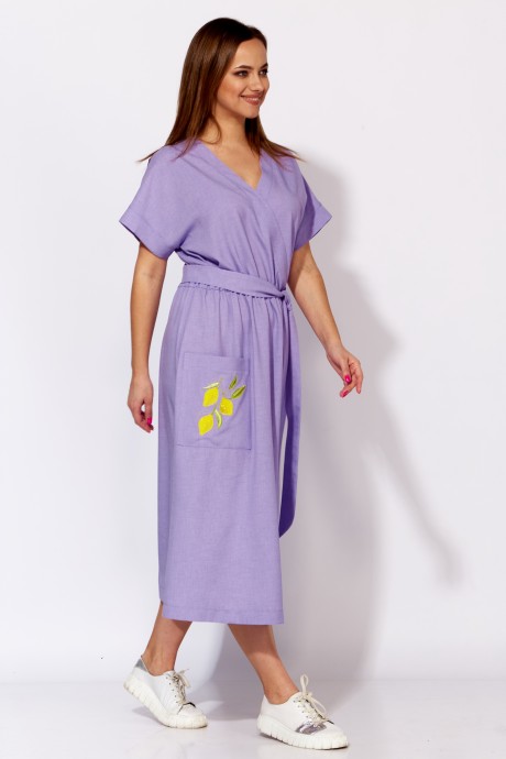 Платье ТAиЕР 1172 лиловый размер 48-52 #2