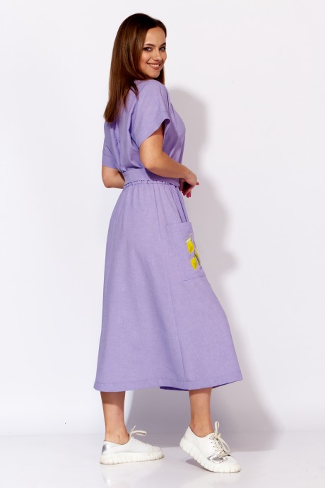 Платье ТAиЕР 1172 лиловый размер 48-52 #3