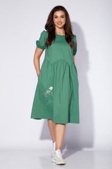 Платье ТAиЕР 1207 Зеленый #1