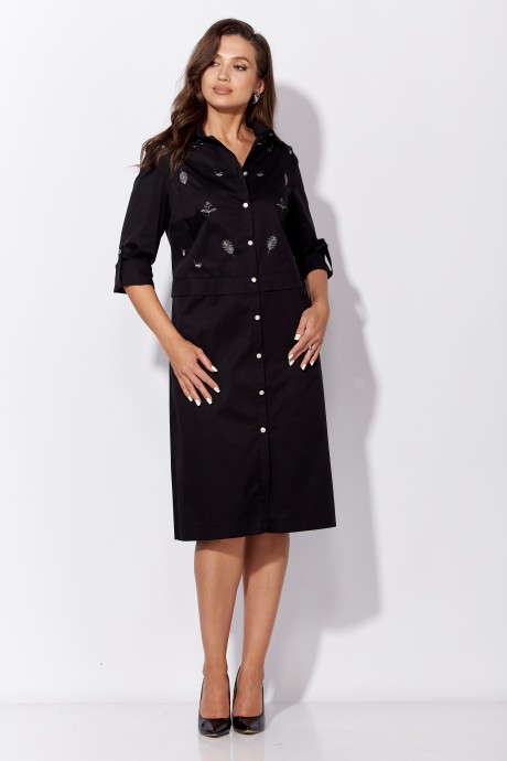 Платье ТAиЕР 1213 черный размер 50-54 #3