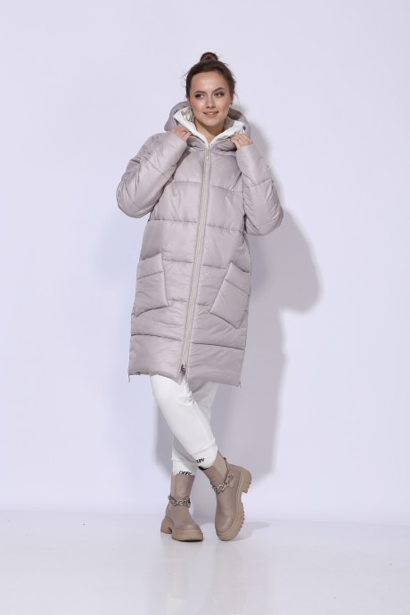 Пальто ТAиЕР 1125 светло-серый размер 50-60 #1