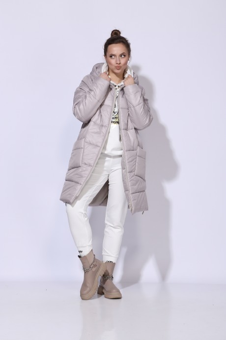 Пальто ТAиЕР 1125 светло-серый размер 50-60 #2