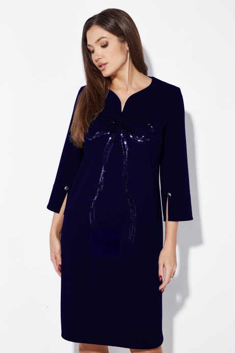 Платье ТAиЕР 1253 темно-синий размер 54-58 #2