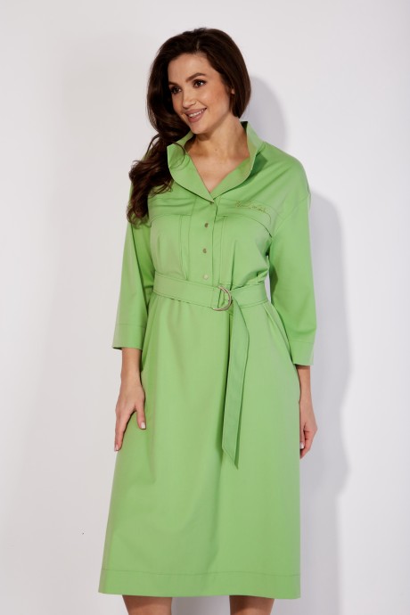Платье ТAиЕР 1267 зеленый размер 50-54 #4